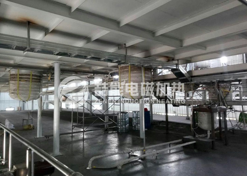 316不銹鋼反應(yīng)釜電磁加熱